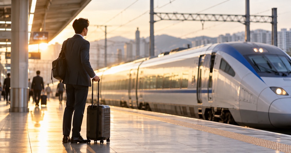 KTX 오송역 플랫폼